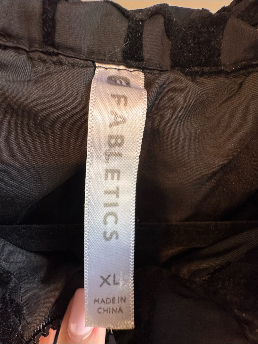 Fabletics Black Gray Floral Quilted Zip Front Jacket - Picture 5 of 8